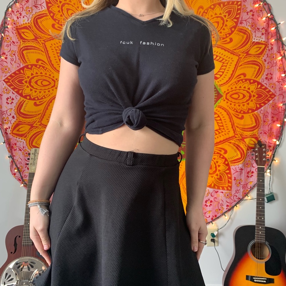 FCUK Black crop top - Picture 4 of 4